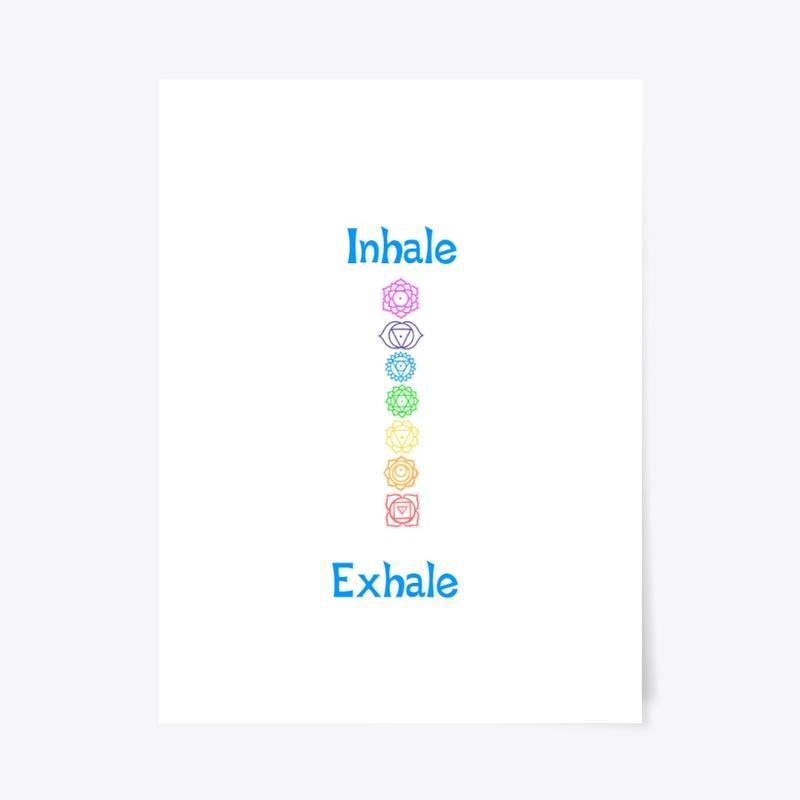 Inhale Exhale Chakra Line 